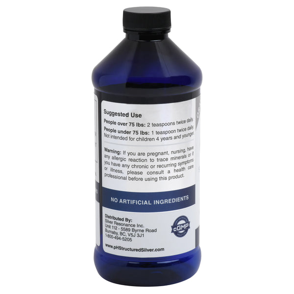 pH Structured Silver Water